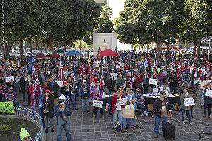 Stop The Steal LA Protester