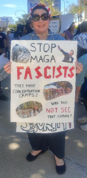 This is a wile anti-fascist poster