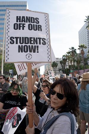 Hands Off Rally April 5th Los Ang