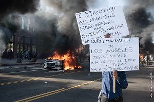 Immigration Protest Los Angeles 6-10-25