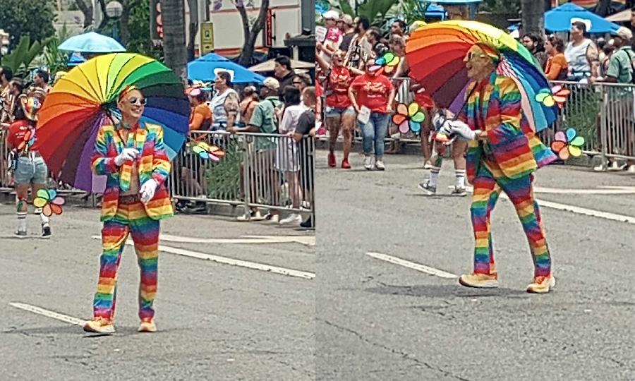 Rainbow man...