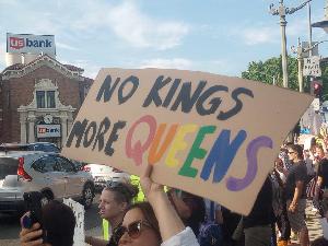 *No Kings *No Ice *No Fascism in Highland Park