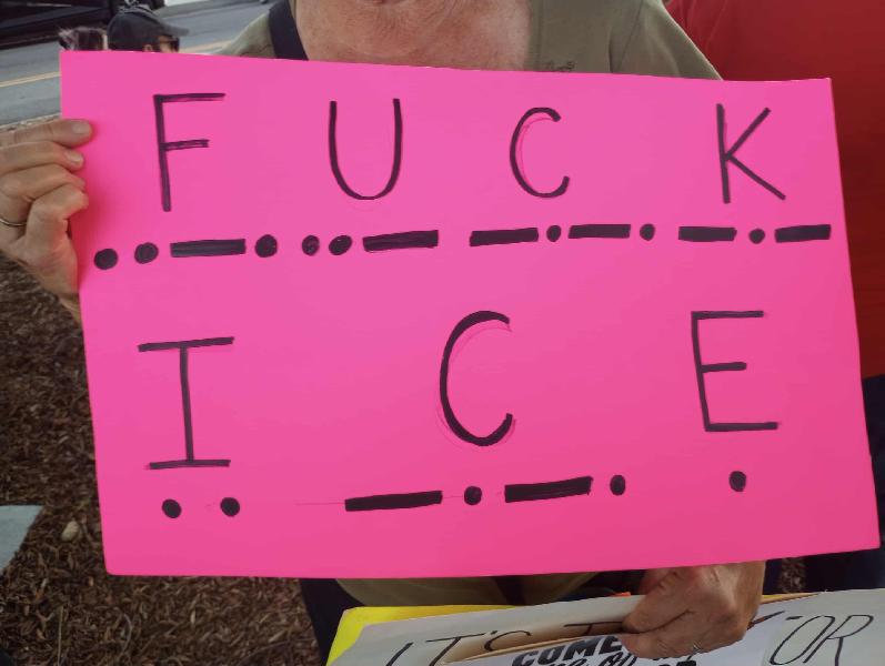 Morse Code for honke...